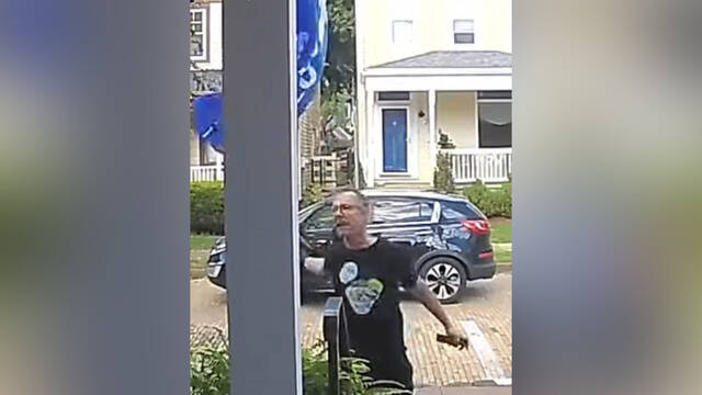 Aspinwall police seek suspect accused of harassing homes with Trump flags