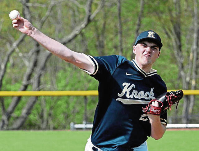Knoch baseball team relies on deep pitching staff