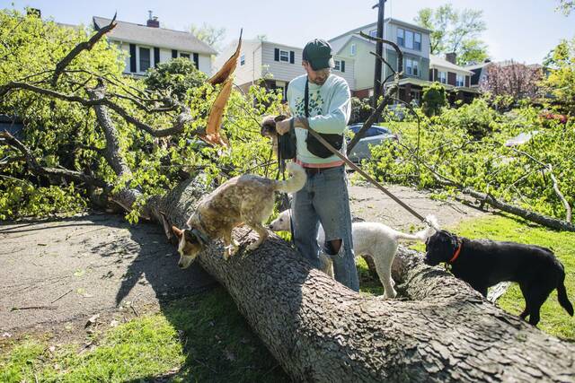 Thousands remain without power in Western Pa. after destructive storms