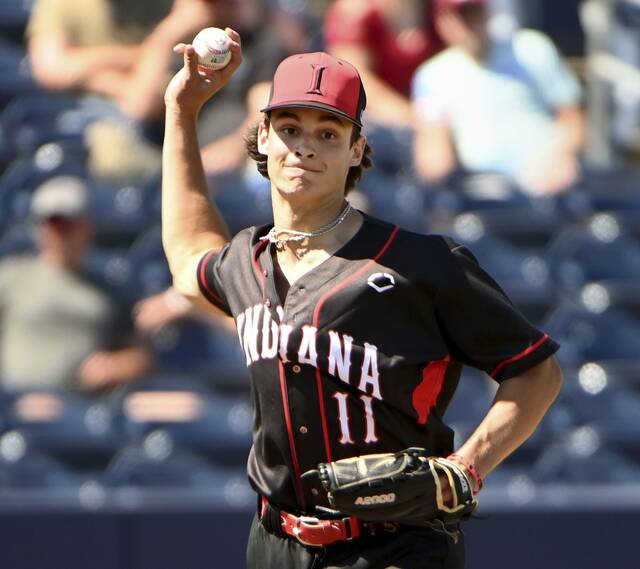 Texas Tech recruit Greg Minnick, battalion of live arms have Indiana primed for playoffs