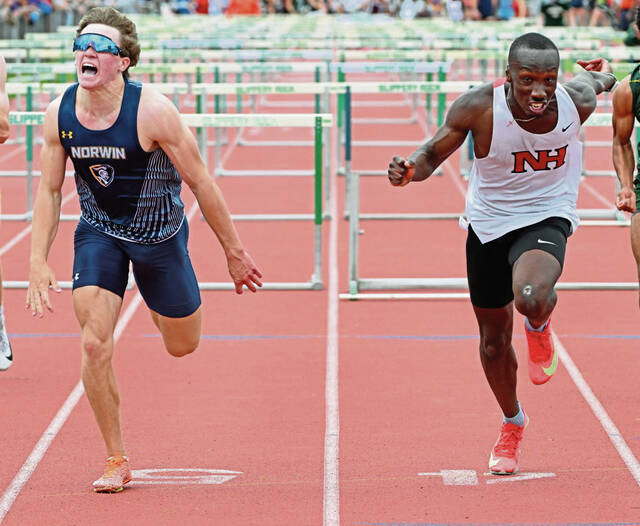 Norwin’s Ryan Schiller wins thriller in WPIAL 110-meter final