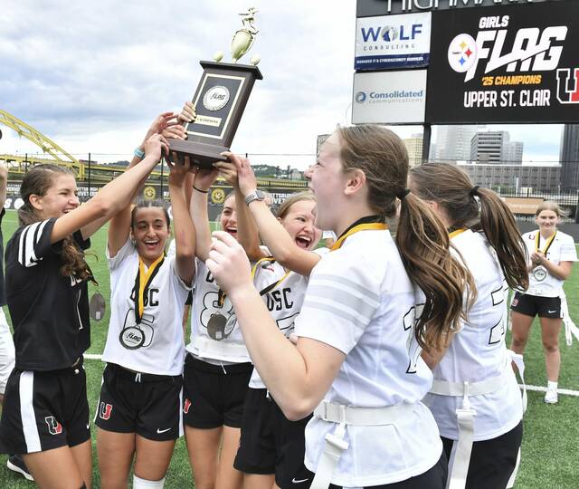 Upper St. Clair blanks Moon to win 4th annual girls flag football title
