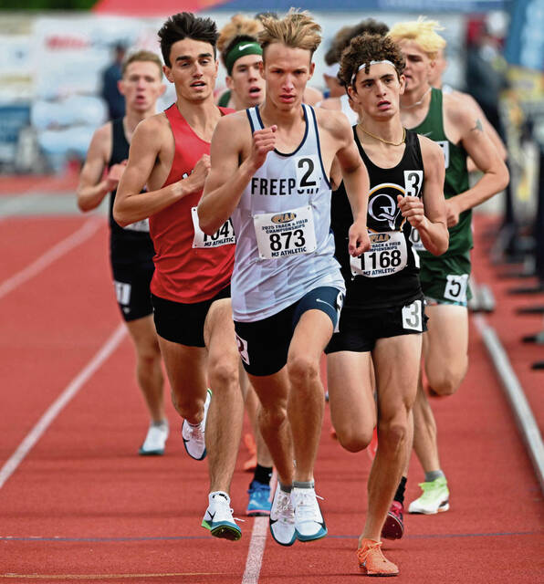 Freeport’s Michael Braun earns bronze medal on 1st day of PIAA track championships
