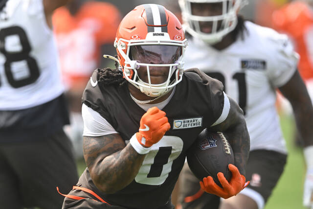 Browns rookie RB Quinshon Judkins arrested on battery and domestic violence  charge | TribLIVE.com