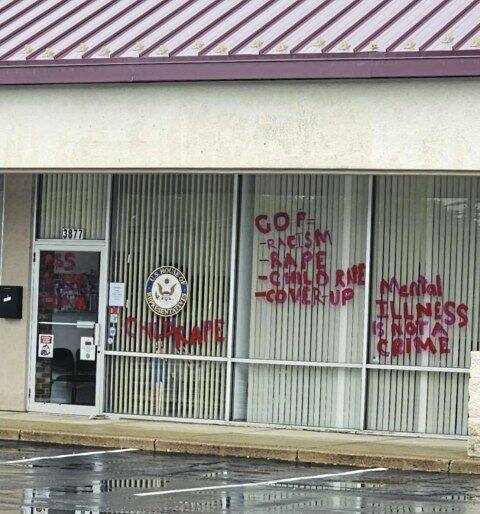 Police investigate vandalism at U.S. Rep. Mike Kelly's office in Hermitage