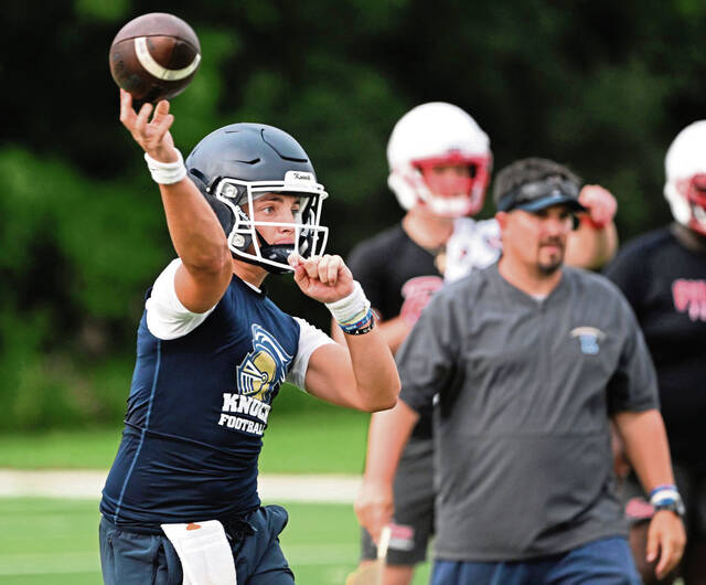 1st-year coach building depth at Knoch
