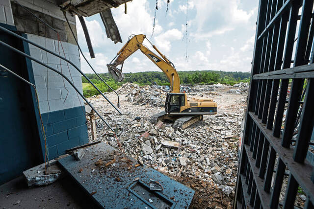 Ex state prison in Hempfield being reduced to rubble