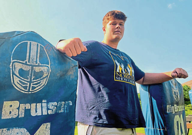 Soft spoken with a mean streak, Lucas Altier anchors massive Norwin offensive line