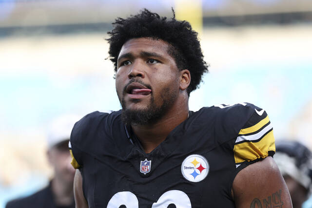1st-round pick Derrick Harmon leaves early with knee injury in Steelers’ preseason win against Panthers
