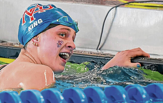 Mt. Pleasant’s Lily King helps set swim record in Romania