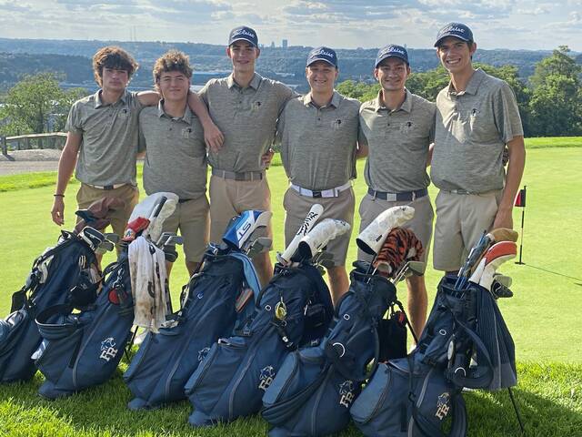 Franklin Regional boys golf scoring low through 1st half of season