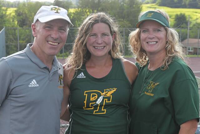 Expecting Penn-Trafford girls tennis coach has family’s backing