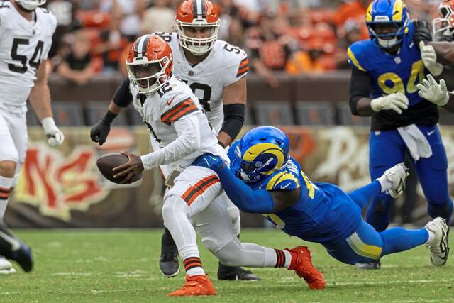 If Shedeur Sanders is still with the Cleveland Browns in 2029, he will be playing in a new stadium.
