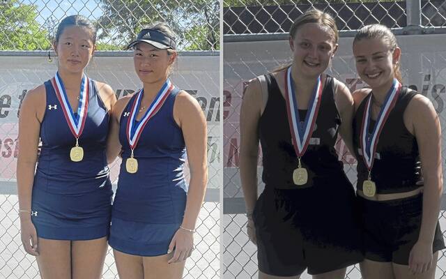 Mt. Lebanon pair repeats, Winchester Thurston duo makes comeback at WPIAL girls tennis doubles finals