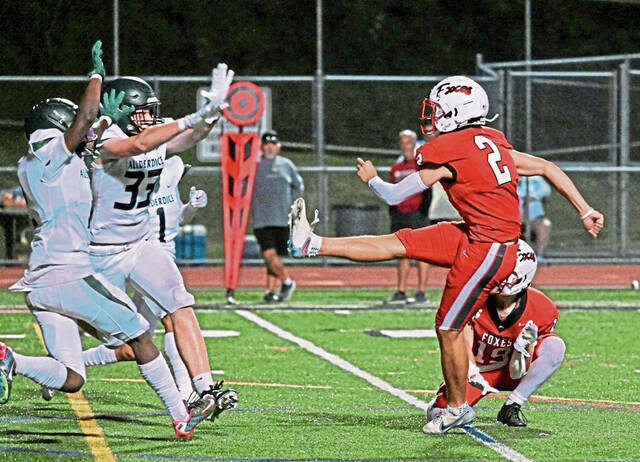 Alle-Kiski Valley football notebook: Fox Chapel’s Zureikat kicks WPIAL’s longest field goal