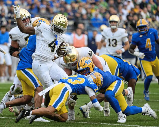 'Kick in the mouth': Pitt resolves not to let Notre Dame loss snowball