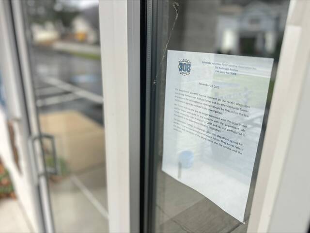 9077405_web1_PTR-Fair-Oaks-Fire-Department-Leet-Township-statement-in-window-Nov-2025