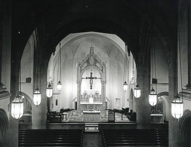 
			
				                                Blessed Sacrament Cathedral in Greensburg in 1971. (Courtesy of the Diocese of Greensburg)

			
		