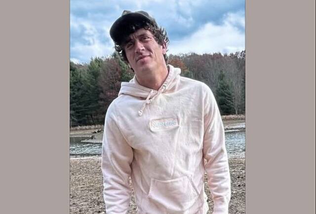 
			
				                                Search efforts were underway in Armstrong County on Saturday, Dec. 20, 2025 for Cory Dominic Cook, 31, who Manor police say is believed to be in danger. (Courtesy of Manor Township Police)

			
		