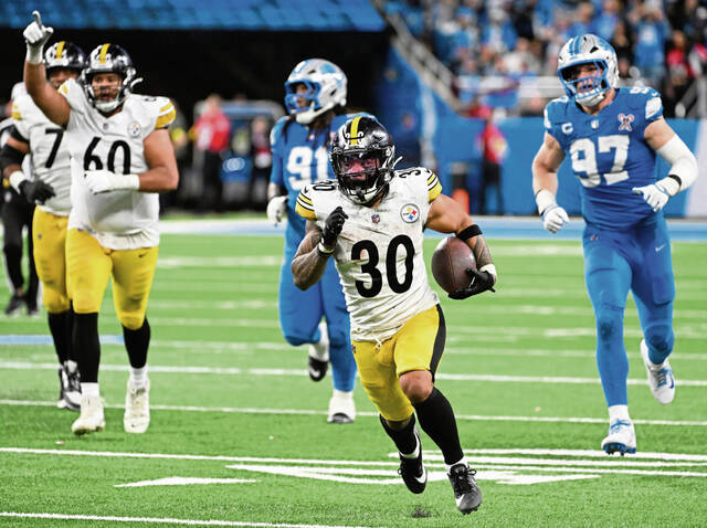 Steelers beat Lions with 4th-and-goal stand as time expires