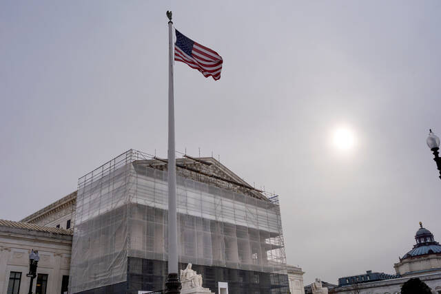 
			
				                                With the Supreme Court Building under renovations, the justices hear oral arguments on President Donald Trumps push to expand control over independent federal agencies, on Capitol Hill in Washington, Dec. 8. (AP)

			
		