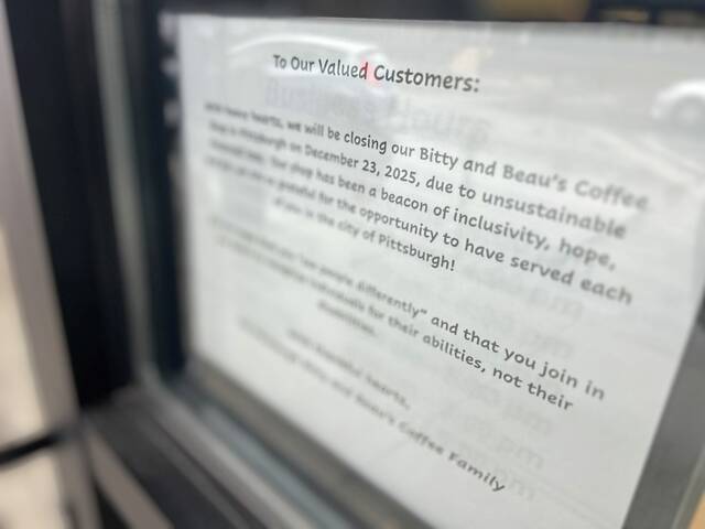 Bitty & Beau’s Coffee in the Strip District closes