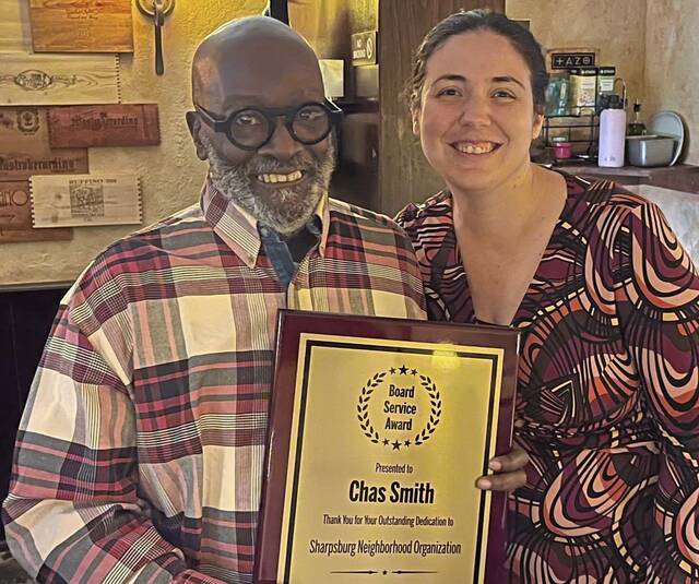 Longtime volunteer retires from board of Sharpsburg Neighborhood Organization