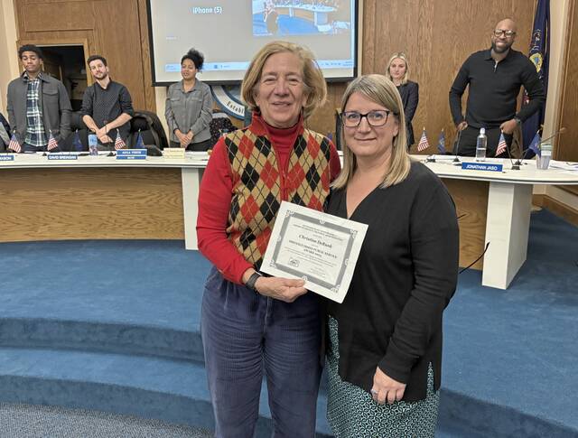 Sharpsburg manager recognized for distinguished service
