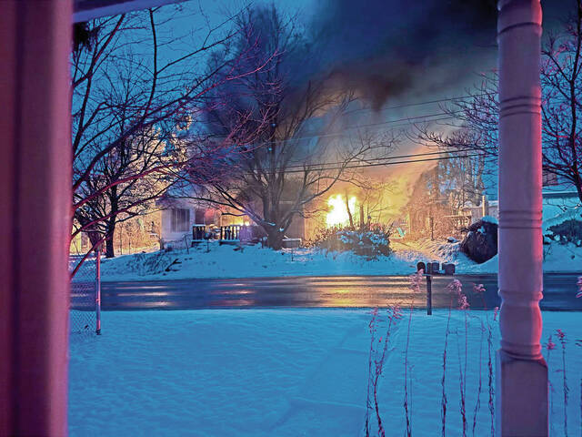 Firefighters battle blaze in East Huntingdon home<span class="headline-video">Video <i class="fa-solid fa-circle-play"></i></span>