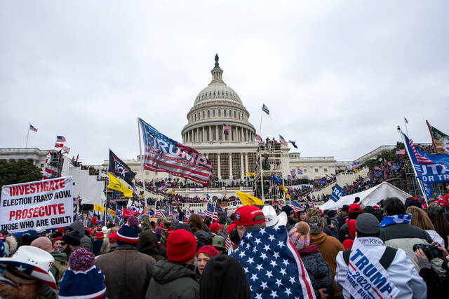 
			
				                                Rioters loyal to President Donald Trump rally at the U.S. Capitol in Washington, Jan. 6, 2021. (AP)

			
		