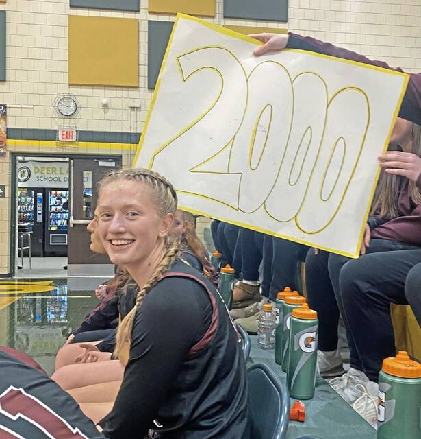 ‘She’s a natural’: Greensburg Central Catholic’s Erica Gribble hits 2,000-point mark