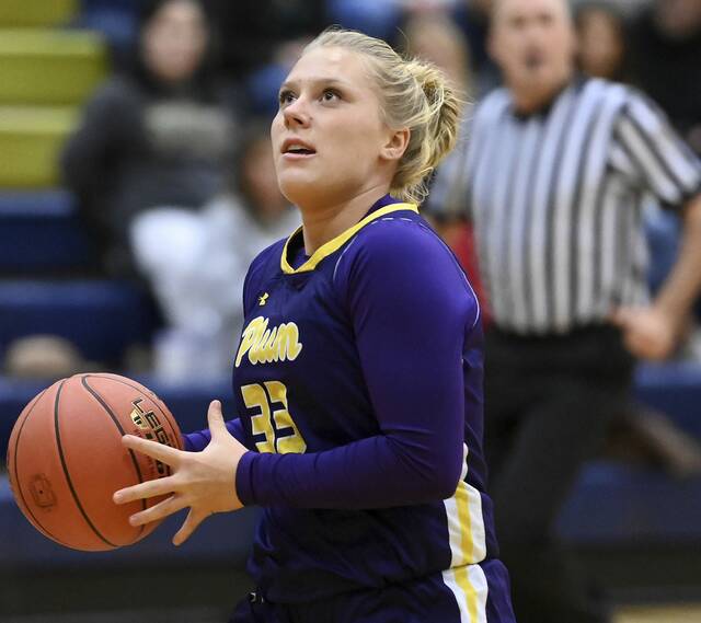 Plum girls grab section lead with win against Fox Chapel