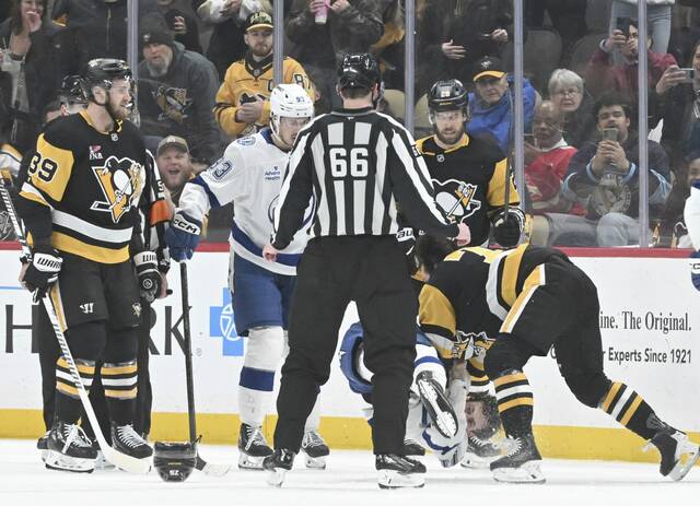 ‘Great that he’s OK’: Penguins’ Connor Clifton details crushing hit on Tampa Bay’s Brandon Hagel<span class="headline-video">Video <i class="fa-solid fa-circle-play"></i></span>