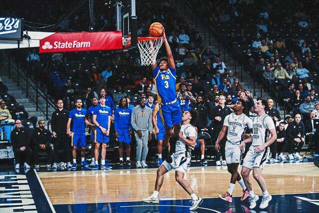 Behind team offensive effort, Pitt clobbers Georgia Tech to notch elusive 1st ACC victory