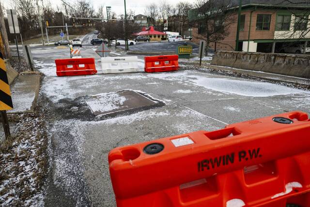 Irwin bridge closed after hole opens in deck of structure