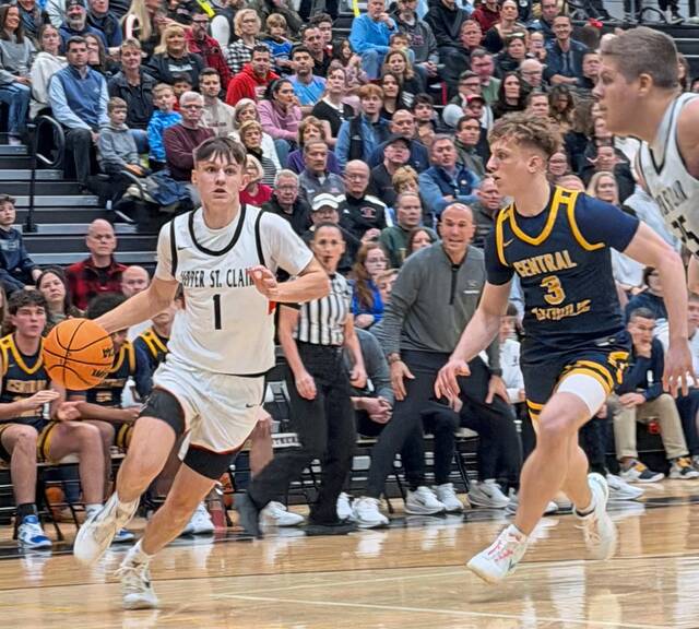 Upper St. Clair splits season series with Central Catholic as 6A clash goes down to the wire again