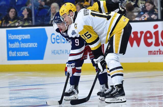 Minor league report: Penguins fall to Wolf Pack