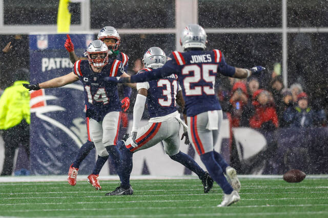 Maye throws 3 TD passes, Stroud has 4 INTs as Patriots top Texans to advance to AFC title game