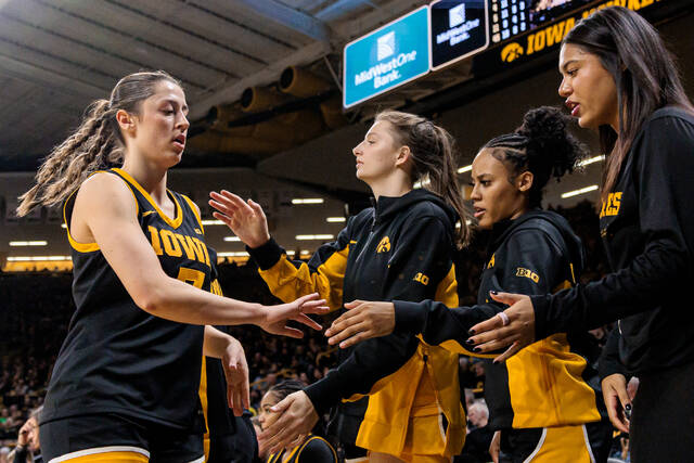 Iowa cracks top 10 in AP women’s basketball poll for first time in 2 years; UConn-South Carolina 1-2