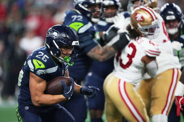 Seahawks RB Zach Charbonnet out for remainder of playoffs with knee injury