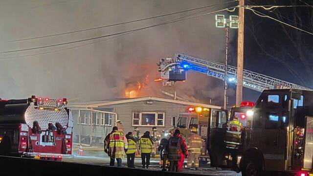 Multiple companies battle fire at Ruthie’s Diner in Ligonier Township