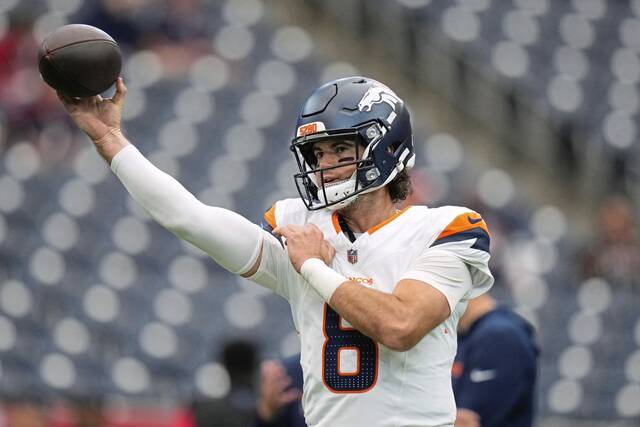 Broncos players express faith in backup QB Jarrett Stidham after Bo Nix’s injury