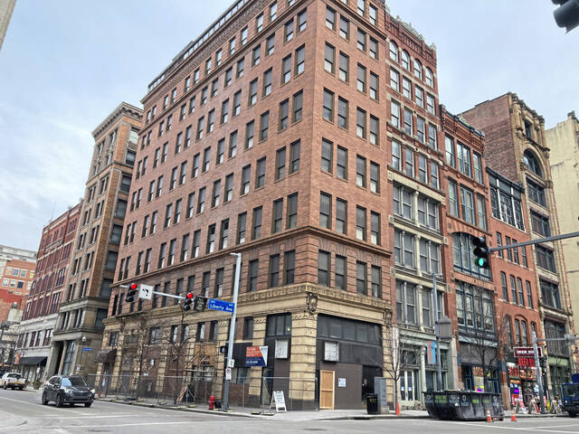 
			
				                                Boston-based Beacon Communities is planning to convert two historic Downtown buildings into mixed-income housing. (Julia Burdelski | TribLive)

			
		
