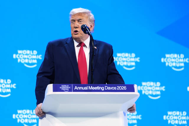 Trump in Davos speech says he won’t use force to acquire Greenland