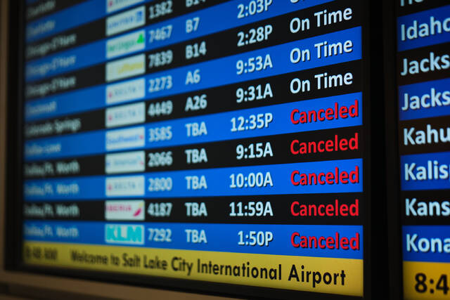 Almost 12,000 flights canceled as major winter storm bears down across much of the US