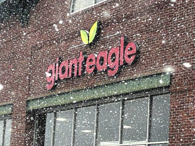 Widespread closures include courts, stores, schools; Giant Eagles closing at 4 p.m. Sunday