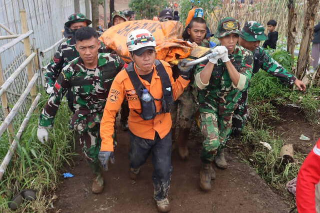 Indonesian marines among 80 missing in deadly West Java landslide