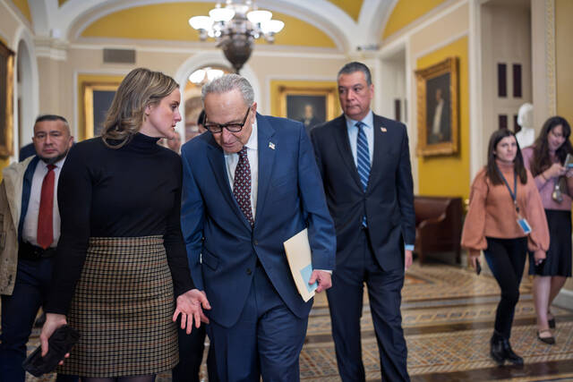 Democrats block government funding package in Senate as negotiations continue to avert shutdown