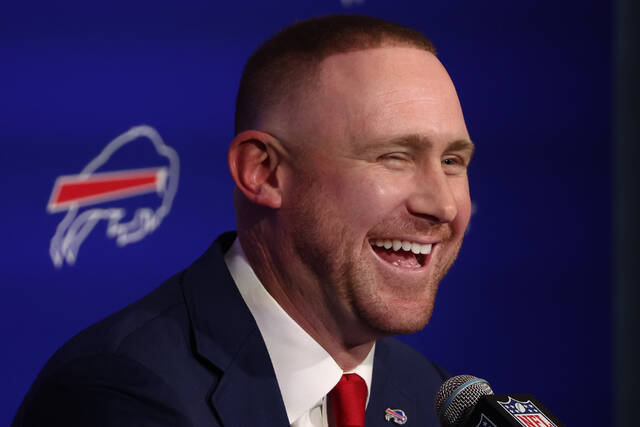 Joe Brady embraces high expectations as he succeeds Sean McDermott as Bills coach