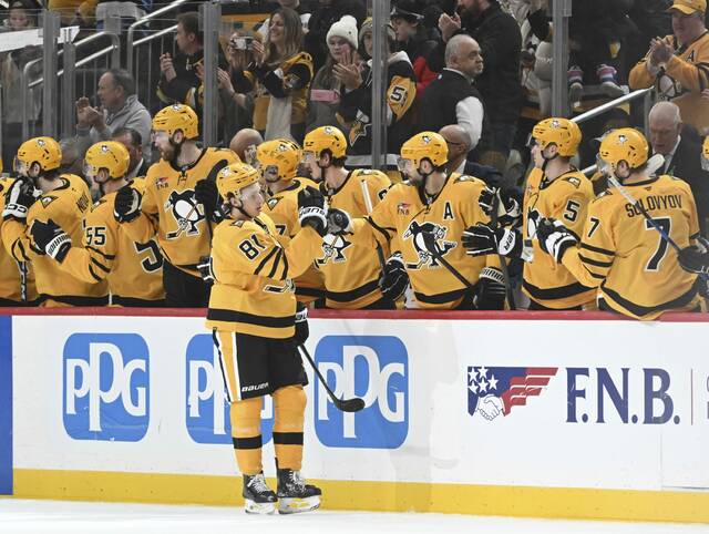 With goals in last 2 games, Penguins rookie Ben Kindel leaves monthlong drought in dust